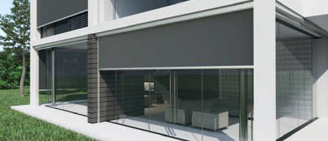 Toldos Beroa casa con toldo Big-Screen 500 